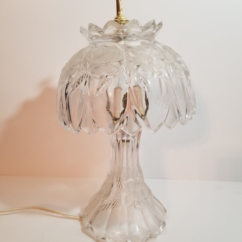 🔥SPECIAL 1🔥Vintage cut crystal table lamp